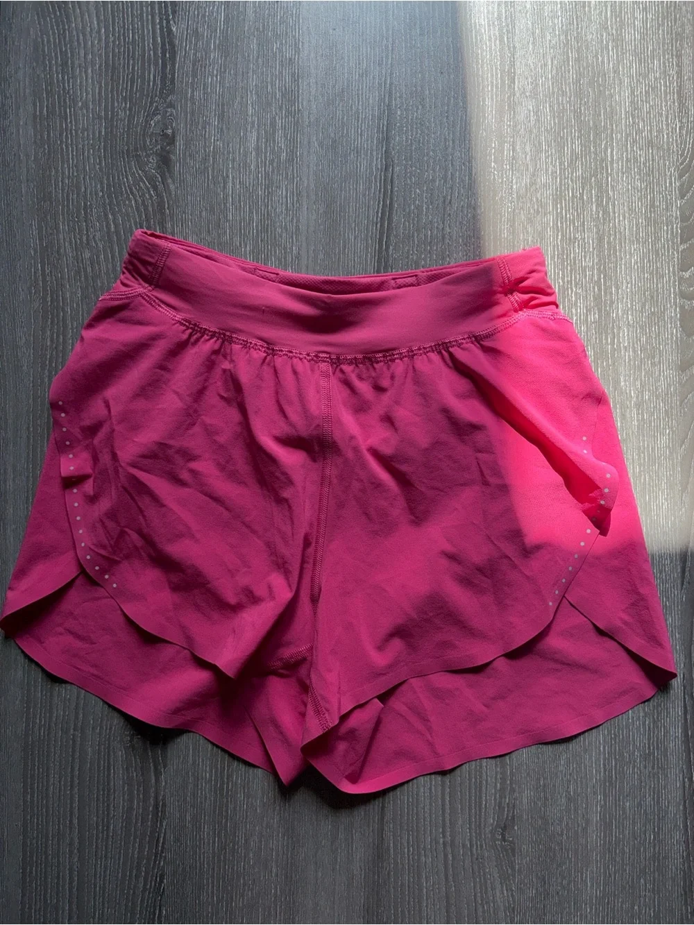 lululemon athletica Hot Pink Layered Running Shorts